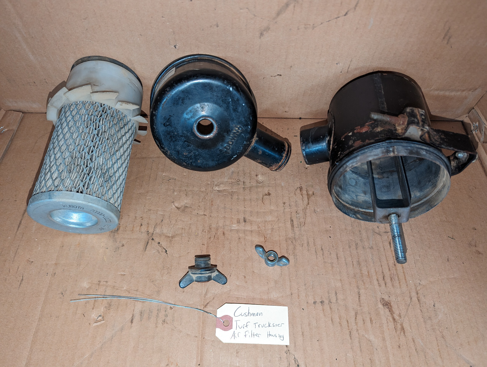 CUSHMAN TURFTRUCKSTER HAULSTER 22HP OMC NELSON AIR CLEANER & FILTER