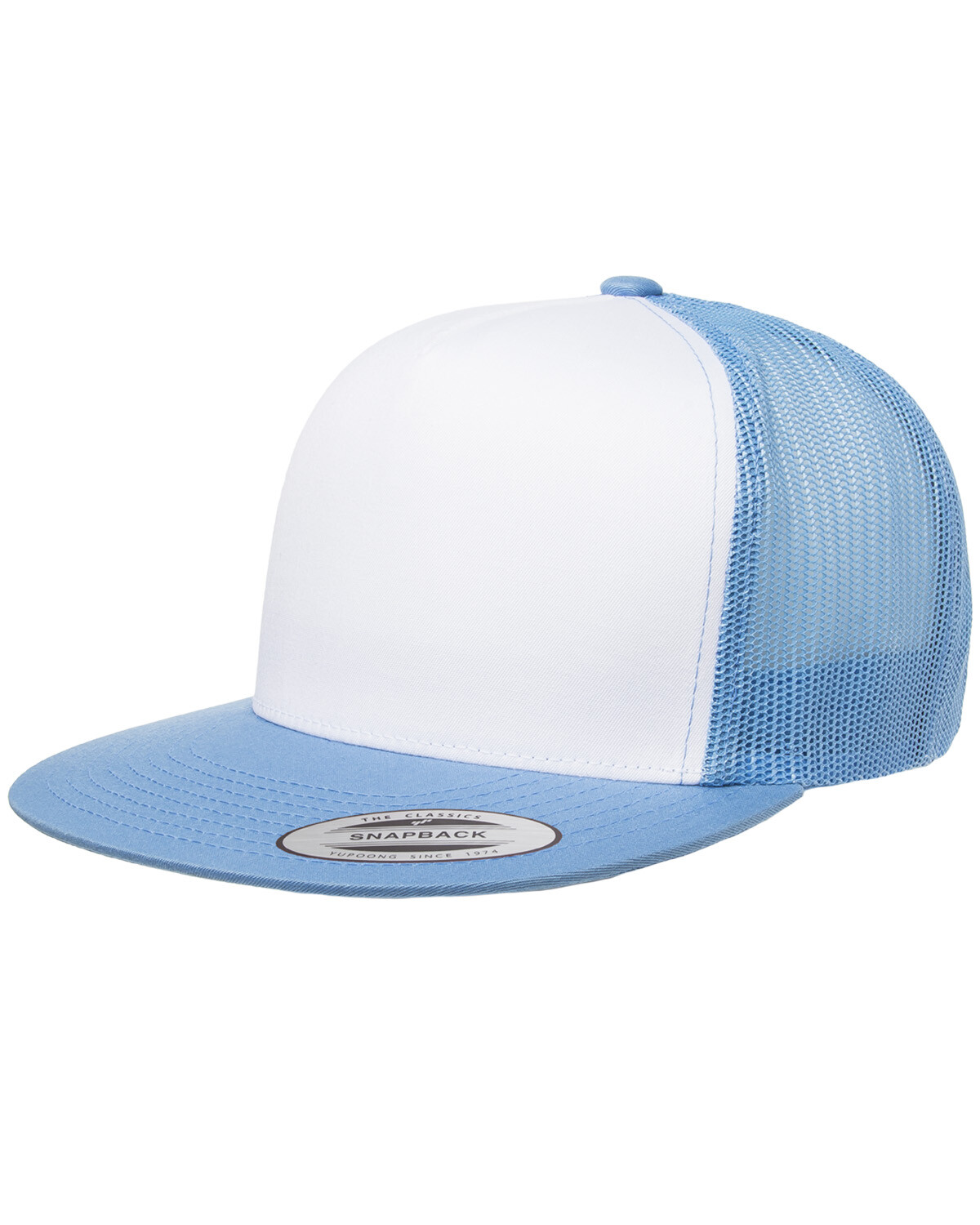 Yupoong Adult Classic Trucker White Front Panel Cap 6006W 4"