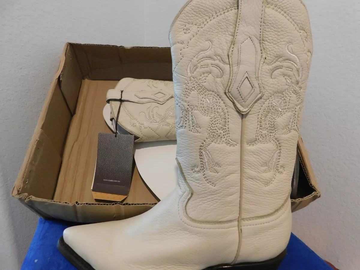 Curada White cowboy boots women size 7 eBay