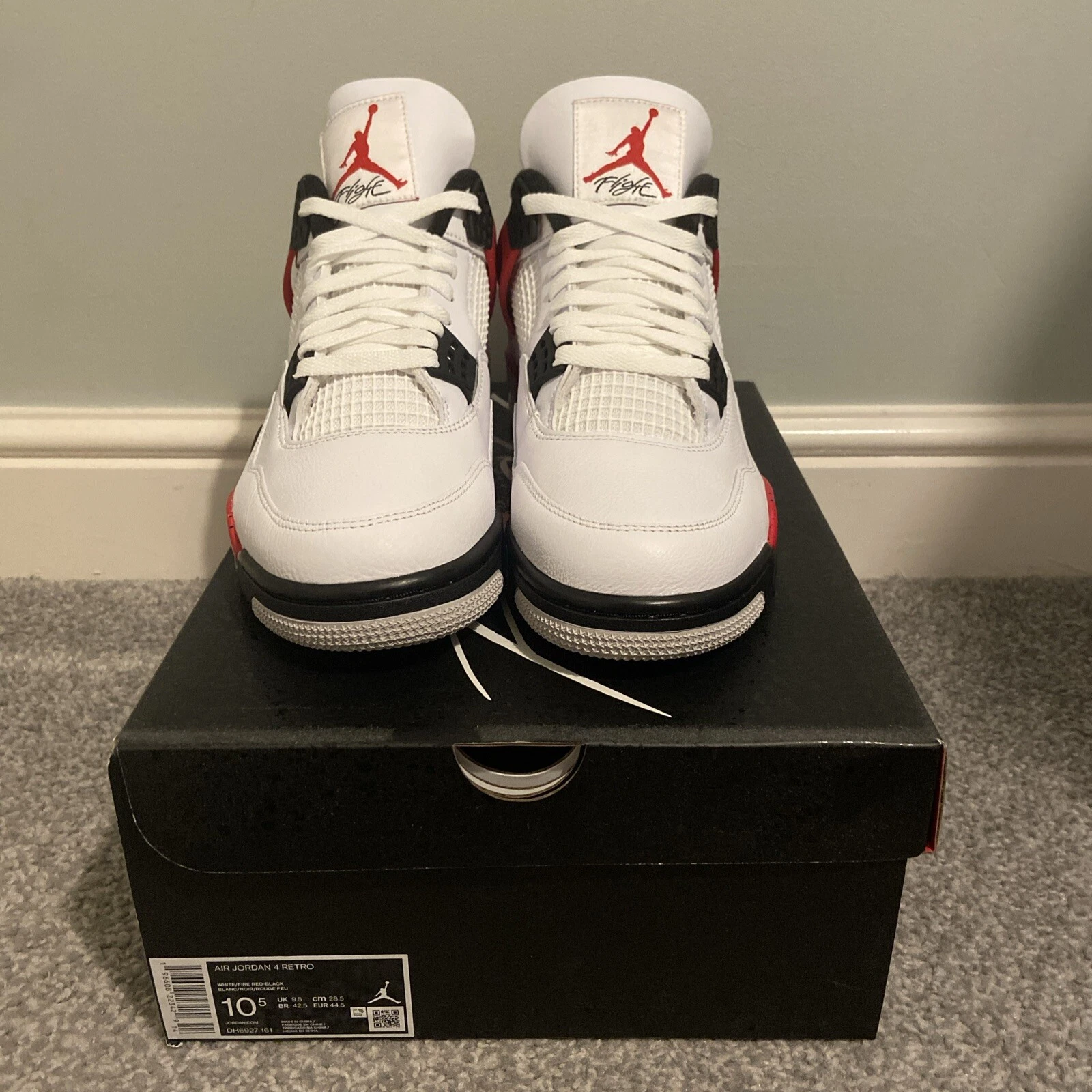 JORDAN giordano 4 rosso cemento uk 9 5