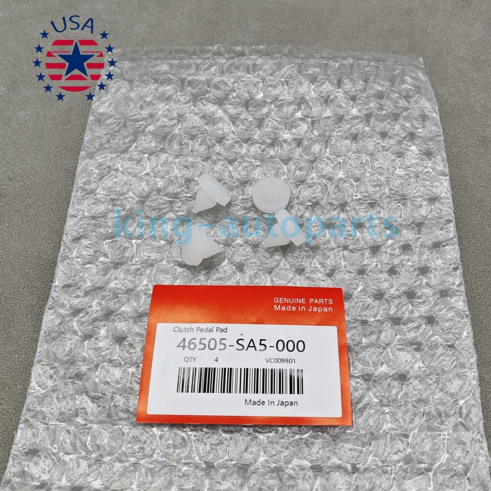 New 4X Brake Clutch Pedal Stopper Stop Pad 46505-SA5-000 For Honda Civic Accord Foto 3 de 4