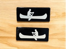 TARGHETTE LATERALI CANOA FIAT PANDA4x4 SISLEY 84/03 RICAMBIO COMPATIBILE