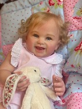 Reborn Toddler Tori by Vahni Gowing. Chunky girl. Ready Now.