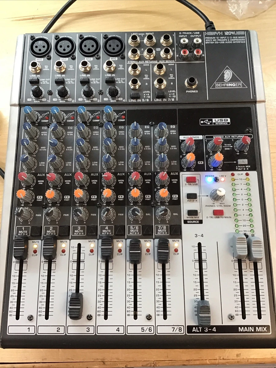 BEHRIN GER XENYX X1204USB ミキサー(ジャンク品) Behringer Xenyx X1204 for sale - eBay