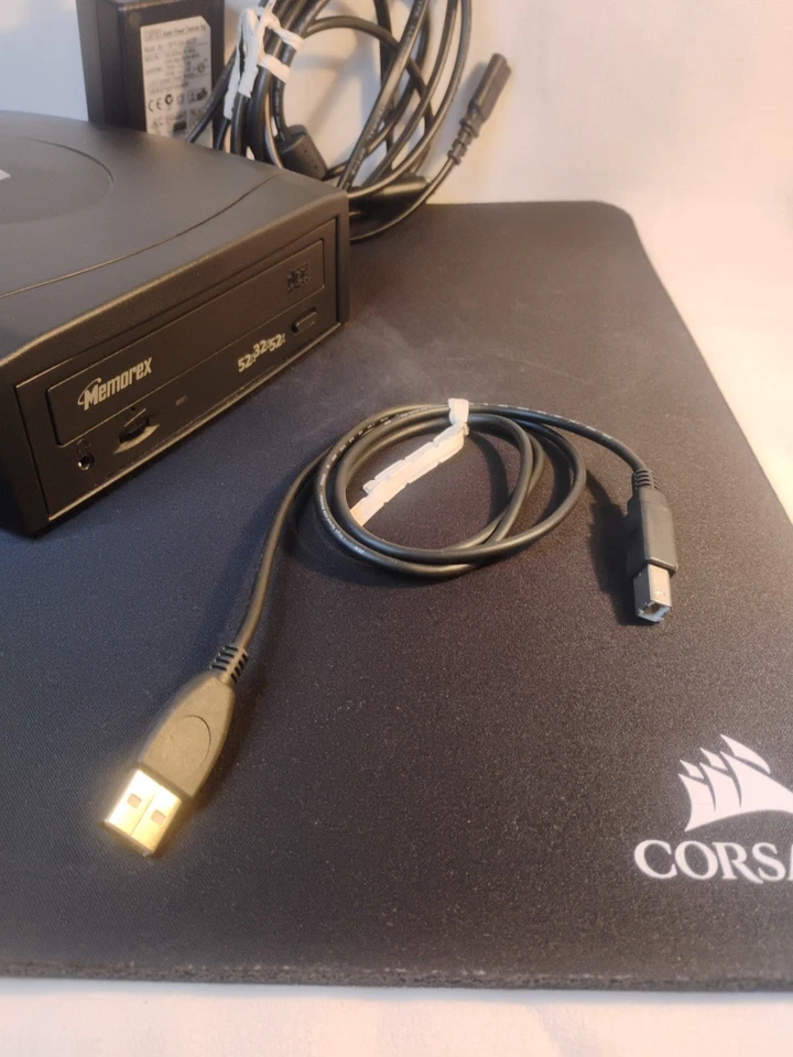 Memorex CD-RW Drive 52x CD-R 32x CD-RW 52x CD-ROM Model MRX523252AJEL Clean - Image 4 of 4