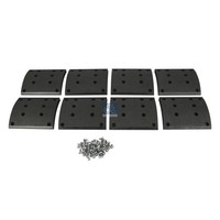 Bremsbelagsatz Trommelbremse Hinten 18 Mm 220 Mm DT Spare Parts FüR U.A. MAN TGA