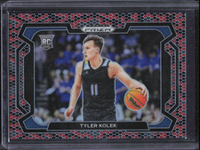 2024 Panini Prizm Draft Tyler Kolek #7 Rookie Variation Snakeskin Prizm SSP