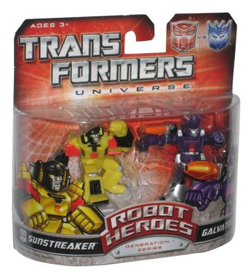 Transformers Universe Robot Heroes Sunstreaker Vs Galvatron Figuren Set