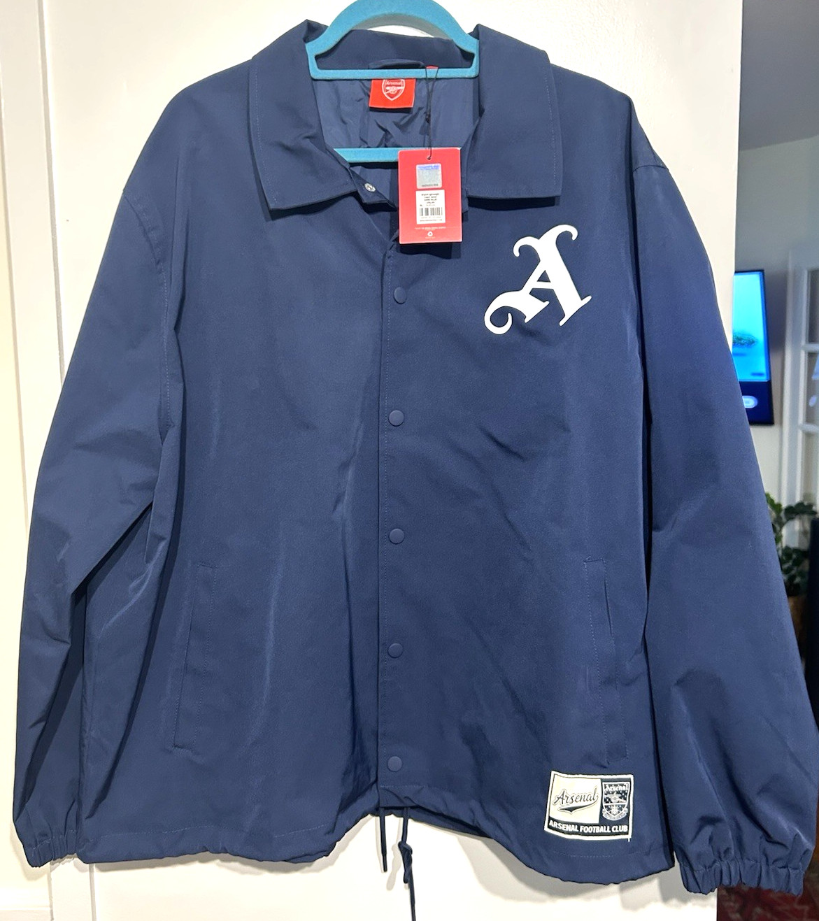 Arsenal Lightweight Coach'S Soccer England Jacket - Official Product