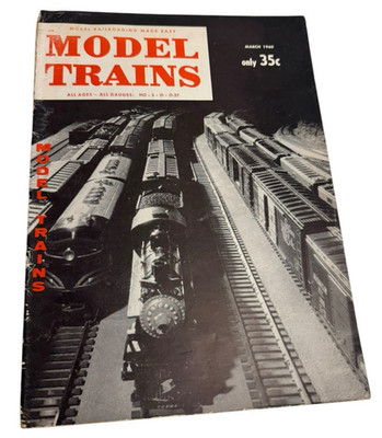 Model Trains Magazine March 1960 Vintage Hobby