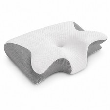 Orthopedic Memory Foam Pillow Ergonomic Contour Neck Support for Side Sleepers
