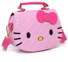 Pink Hello Kitty Crossbody Bag Shoulder Purse 6x7x2