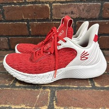 Under Armour Unisex Curry Flow 9 Team Red Basketball Shoes Size M8.5 W10