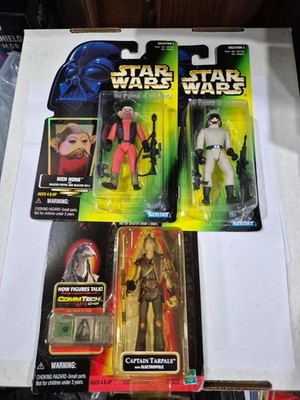 Star Wars Power of the Force 3 Action Figure Lot - Vintage - New Captain A9