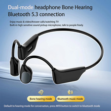 Bone Conduction Hearing Aids Hearing Wireless Open Ear Bluetooth 5.3 Earphones