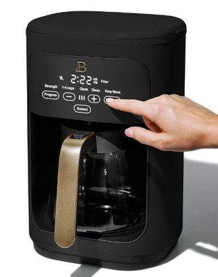Beautiful 14-Cup Coffee Maker  Programmable, Touch Screen, Black Sesame |  eBay