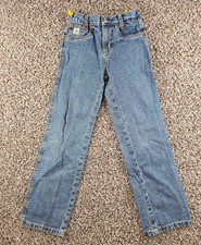 Cinch Boys Sz 10 Bootcut Blue Jeans Medium Wash Denim Western Adjustable Waist
