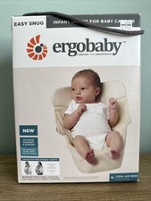 Ergo Baby Carrier Easy Snug Infant Insert - Open Box Newborn Natural