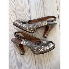 Vintage Andrew Geller Snake Skin Heels