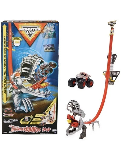 Monster Jam 1:64 Scale ThunderRoarus Playset