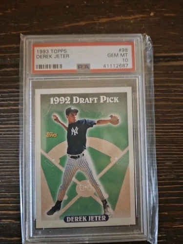 1993 Topps - #98 Derek Jeter (RC) PSA 10 GEM Mint New York Yankees
