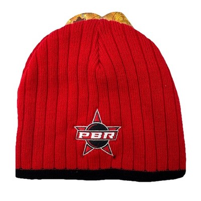 NEW PBR Professional Bull Riding Knit Beenie Winter Cap Hat Rodeo Cowboy Ranch