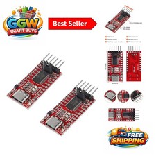 2PCS 3.3V/5V USB to TTL Converter Adapter Type-C FT232RL for Versatile Projects