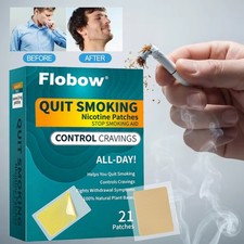 Nicotine Patches Stop Smoking Aid Steps 1 to Quit Smoking Patches 21 Patches New
