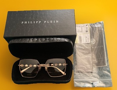 NEW PHILLIP PLEIN  PLEIN DELIGHT  (VPP071S)  PREMIUM TITANIUM 02AM EYEGLASSES