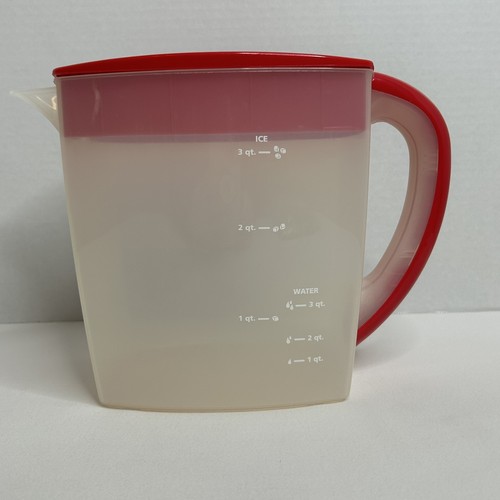 3-Quart RED Mr Coffee Iced Tea Maker TM 75 Replacement Rectangular Pitcher Only
