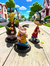 Ed, Edd n Eddy Resin Figurines 3-Pack, Painte...