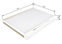 Bosch 1 987 432 037 Filter, Innenraumluft For MERCEDES-BENZ