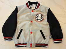 Disney Store Star Wars Imperial Force Trooper Varsity Jacket Size 3. Used.