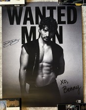 BENSON BOONE SIGNED WANTED MAN TOUR POSTER - BECKETT COA BEAUTIFUL THINGS