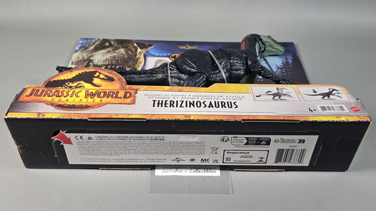 Jurassic World Dominion THERIZINOSAURUS Sound Slashin' Dinosaur