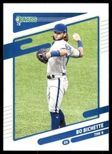 Bo Bichette 2021 Donruss #165 Toronto Blue Jays FREE SHIPPING AutographDen