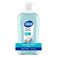 Dial Body Wash, Refresh & Renew Coconut Water, 32 fl oz 0.30 per gallon