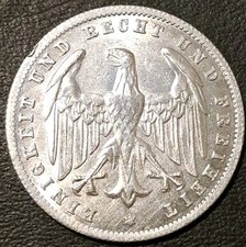 1923 A GERMANY (WEIMAR REPUBLIC) ~ 500 Mark ~ AU/UNC ~ Excellent German Coin