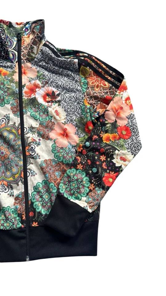 Chaqueta Adidas Farm Rio Track Jardim Agharta Floral Firebird Trefoil Reino Unido 10 Foto 4 de 4