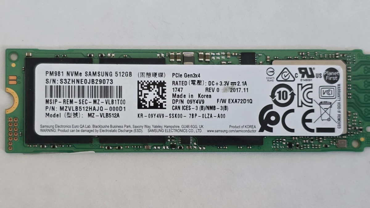 Samsung Solid State Drives (SSD) 512 GB online kaufen | eBay.de