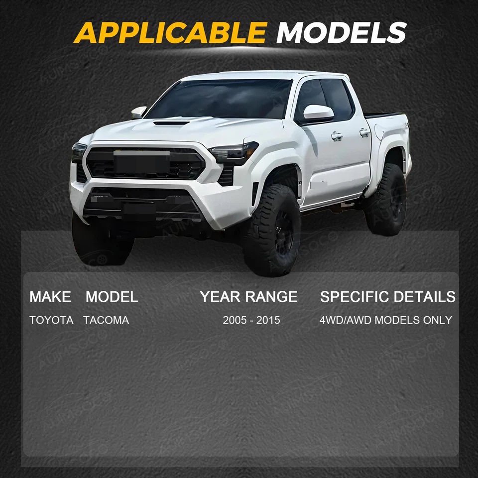 Juego 4 Amortiguadore Delanteros Traseros Completos For Toyota Tacoma 2005-2015 Foto 3 de 4