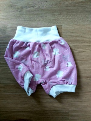  kurze Pumphose,Neu,Elefant,Handmade, Jersey, Gr.98/104,Kita,Urlaub,Freizeit 