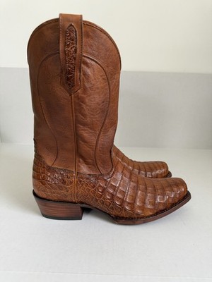 Cody James Black 1978 Mason Exotic Caiman Belly Western Boots Men's Size 10 D