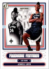 2025 Donruss WNBA #9 Jewell Loyd Franchise Features Press Proof Blue