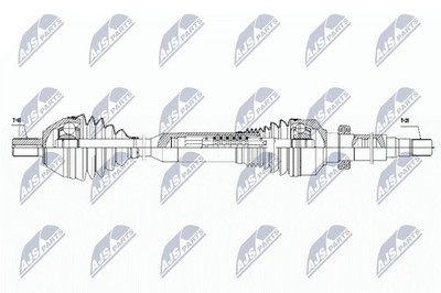 Genuine NTY Drive Shaft NPW-VV-051 for Volvo