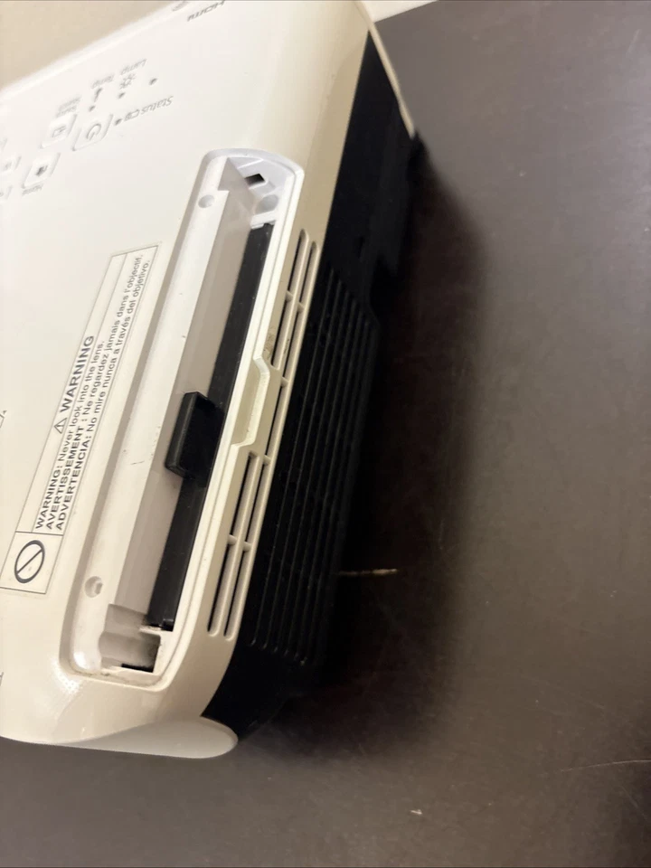 Epson VS250 3LCD Portable Projector H838A HDMI HD Tested No Remote With Pwr Cord - Image 3 of 4