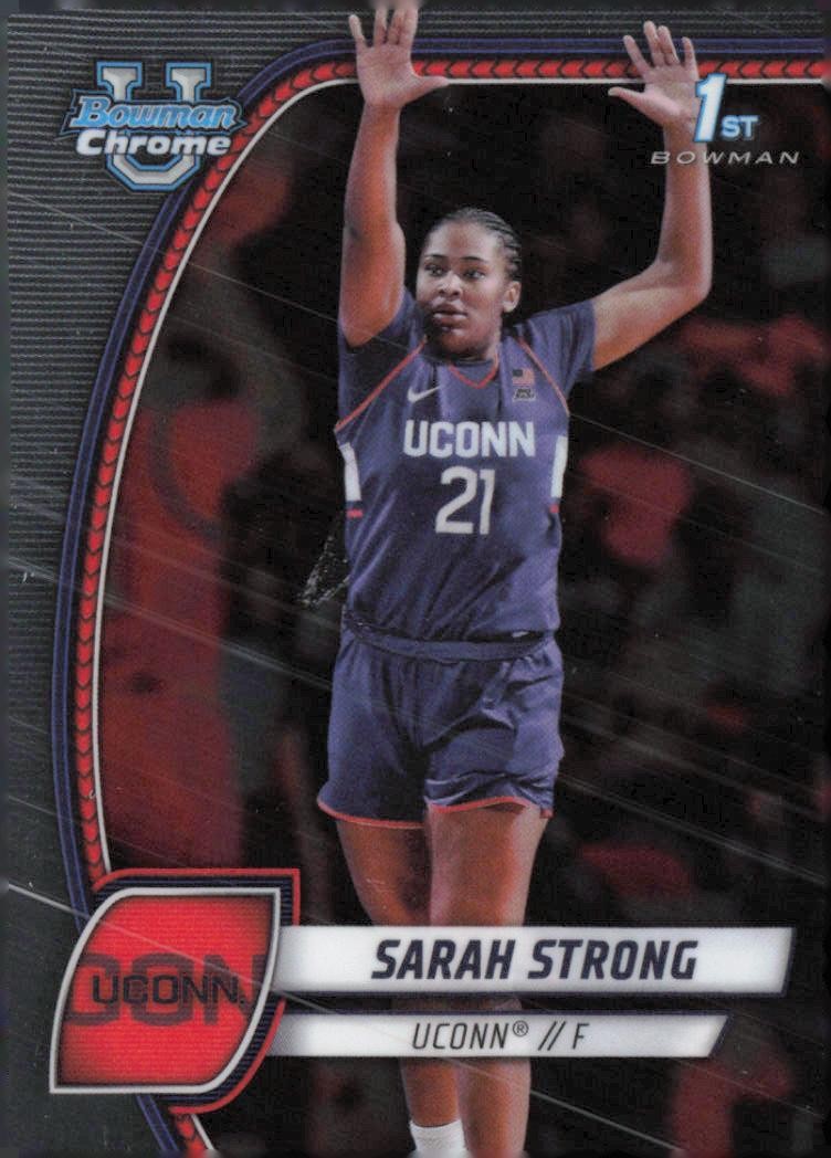2024-25 Bowman University Chrome #62 Sarah Strong REC