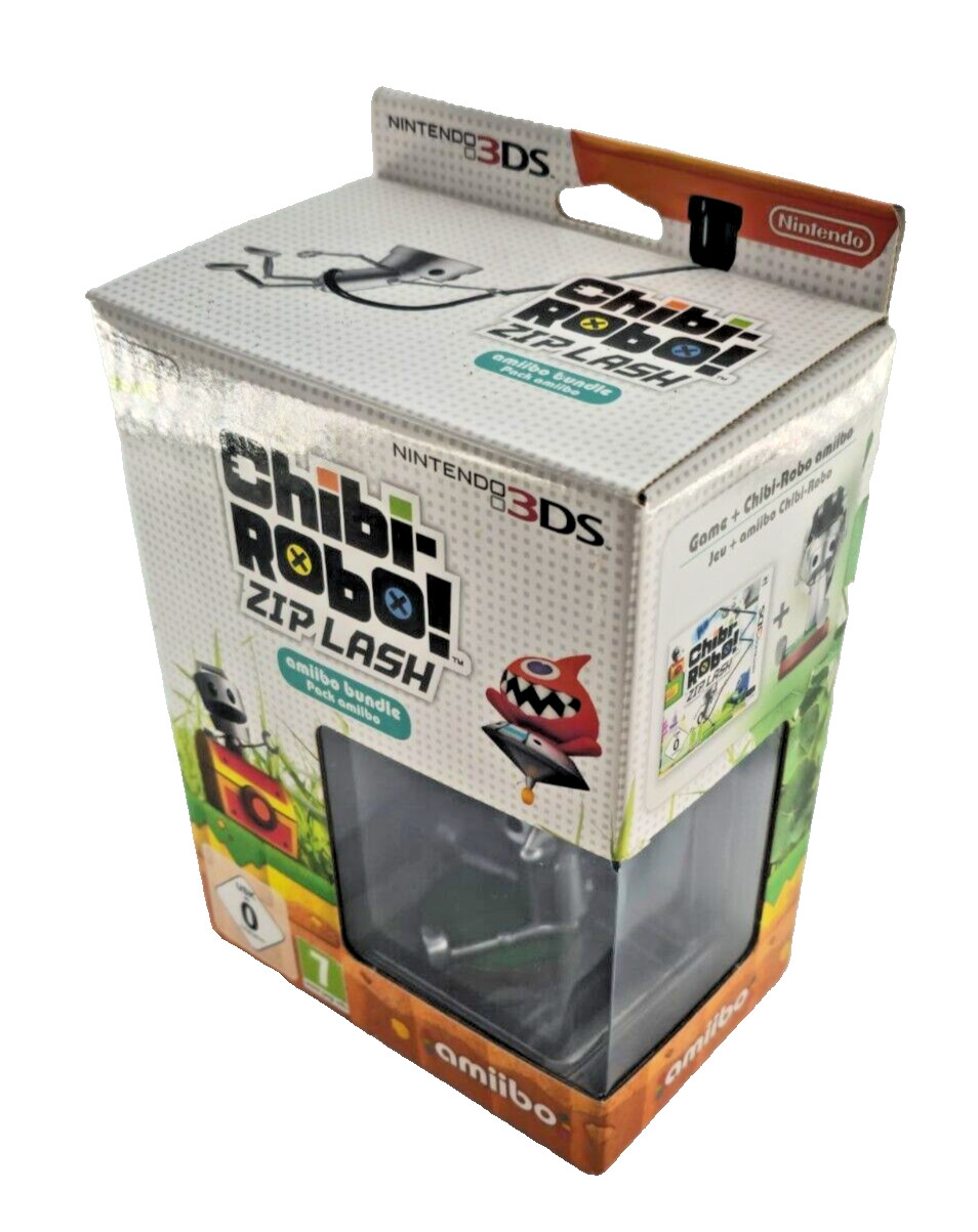 Nintendo 3DS chibi robo zip lash amiibo bundle pack amiibo p