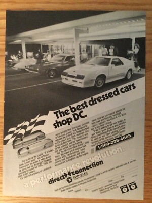 CHRY59 VINTAGE Original Advertisement 1986 Dodge Plymouth Direct Connection 1pg