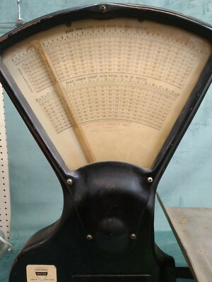 【いんどろん】ビンテージ40's　THE　TOLEDO　L Rare Vintage Toledo Postage Mailing Scale Scale Cast Iron 40lb max